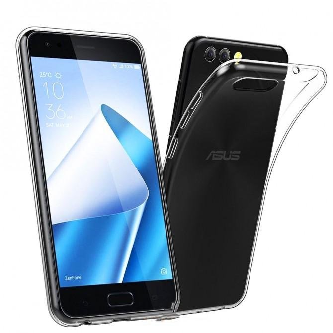 Чохол Ultra Thin Silicone Remax 0.2 mm для Asus Zenfone 4 Чорний