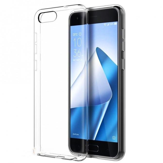 Чохол Ultra Thin Silicone Remax 0.2 mm для Asus Zenfone 4 Чорний-3