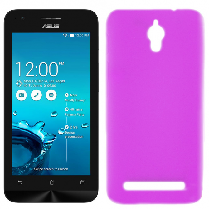 Чехол Ultra Thin Silicone Remax 0.2 mm для Asus Zenfone C Pink
