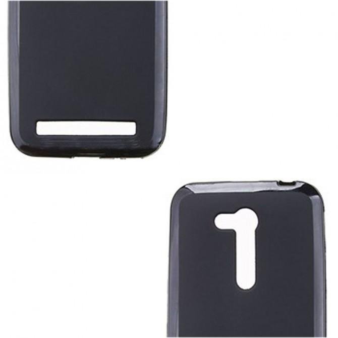 Чохол Ultra Thin Silicone Remax 0.2 mm для Asus Zenfone Go (4.5"-ZB452KG) Чорний-3