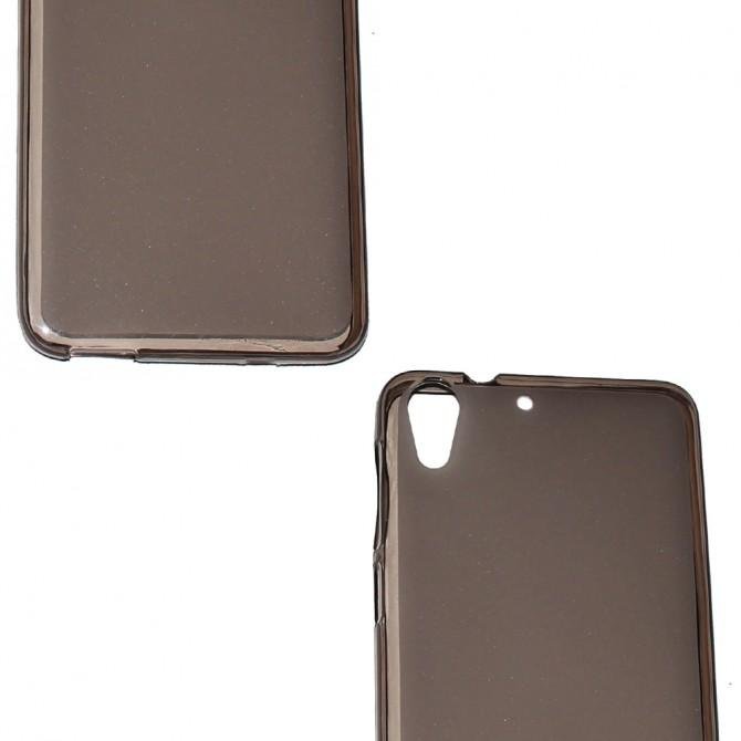 Чехол Ultra Thin Silicone Remax 0.2 mm для HTC Desire 728 Чёрный-3