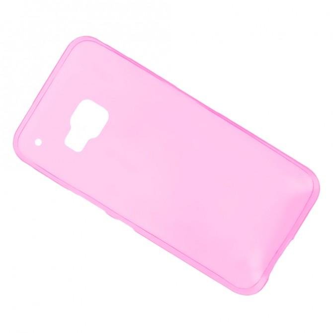 Чохол Ultra Thin Silicone Remax 0.2 mm для HTC One (M9/M9s) Рожевий-2