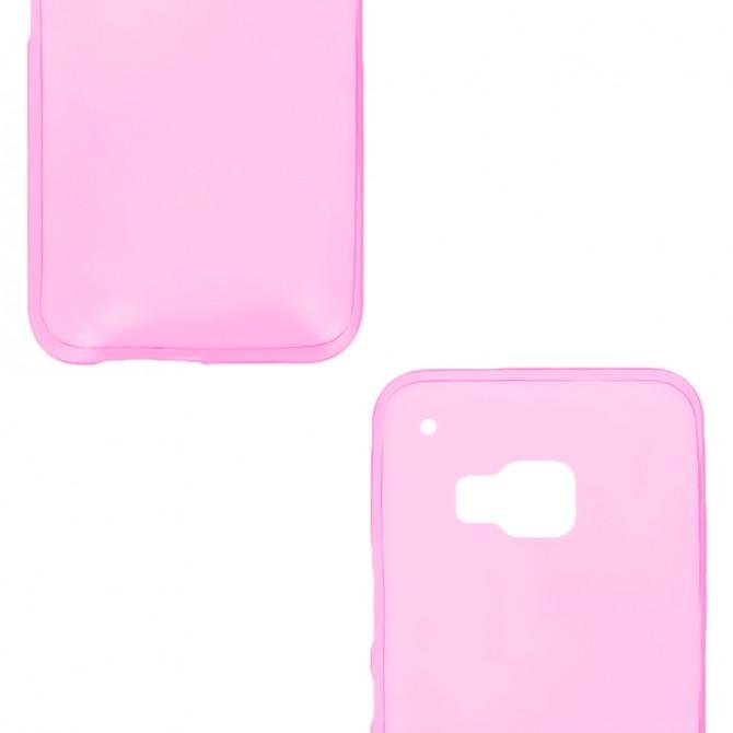 Чохол Ultra Thin Silicone Remax 0.2 mm для HTC One (M9/M9s) Рожевий-3