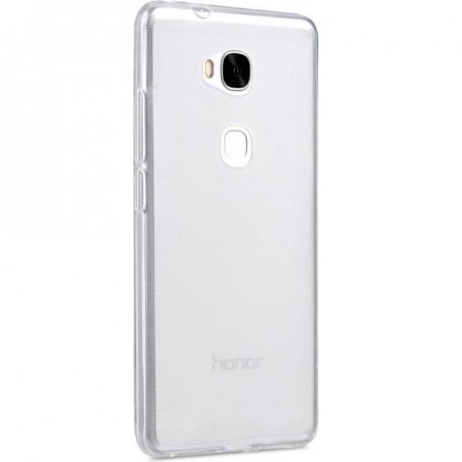 Чехол Ultra Thin Silicone Remax 0.2 mm для Huawei Honor 5x White-2