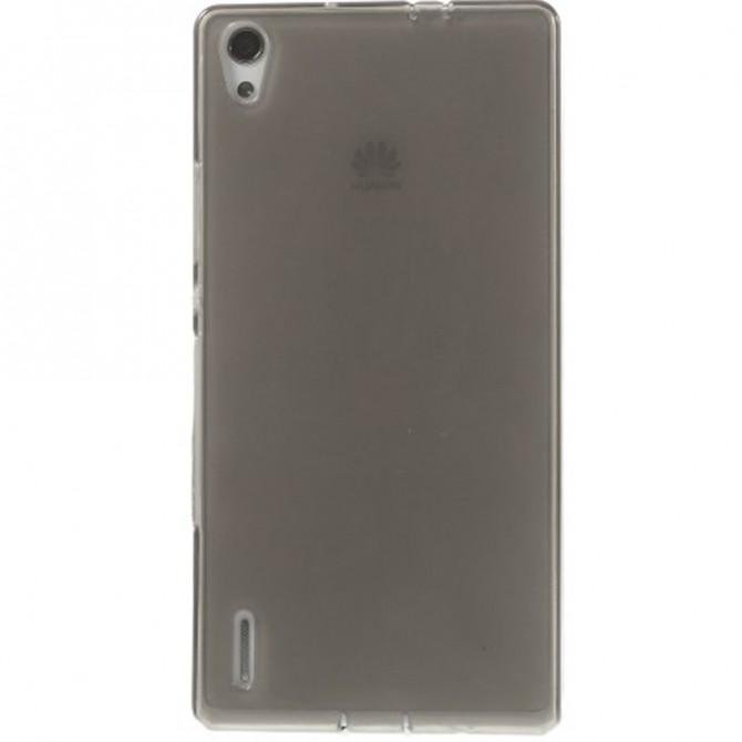 Чехол Ultra Thin Silicone Remax 0.2 mm для Huawei P7 Чёрный-1