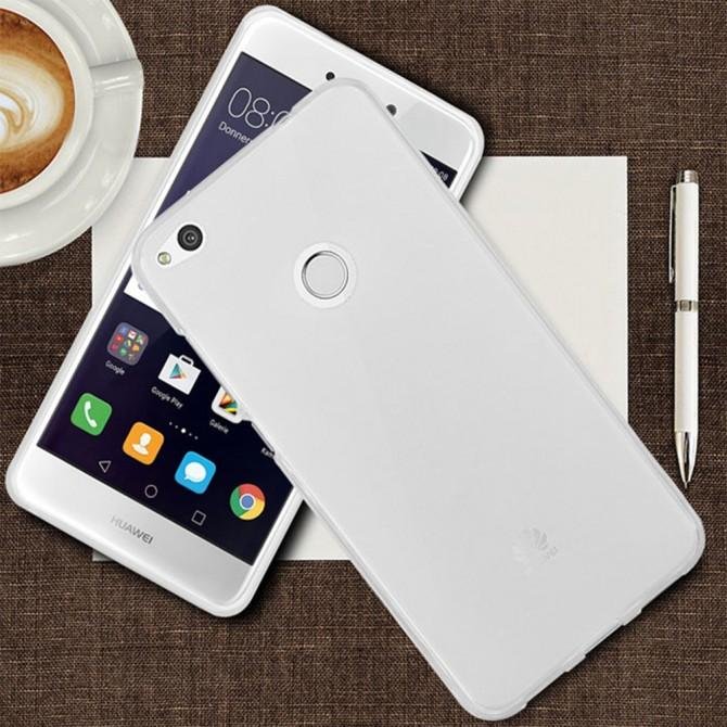 Чехол Ultra Thin Silicone Remax 0.2 mm для Huawei P8 Lite (2017) White-2