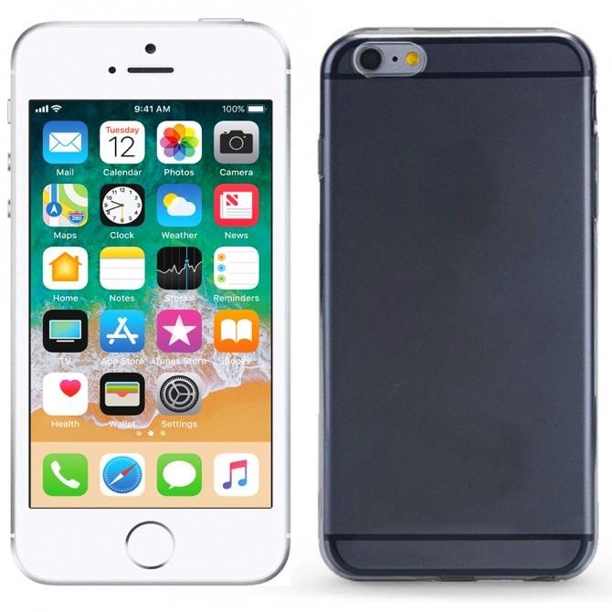 Чохол Ultra Thin Silicone Remax 0.2 mm для iPhone 6 Plus Чорний