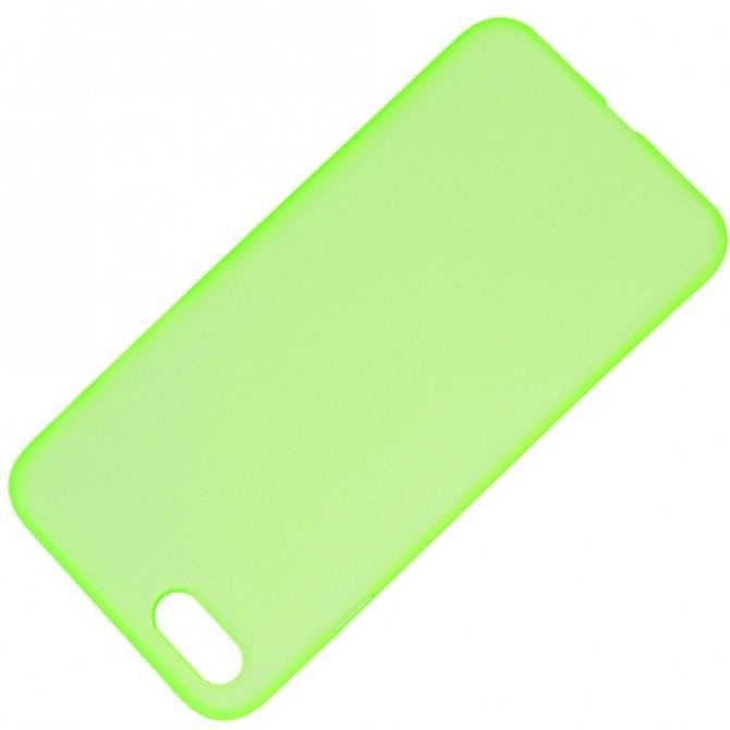 Чехол Ultra Thin Silicone Remax 0.2 mm для iPhone 6 Plus Green-2