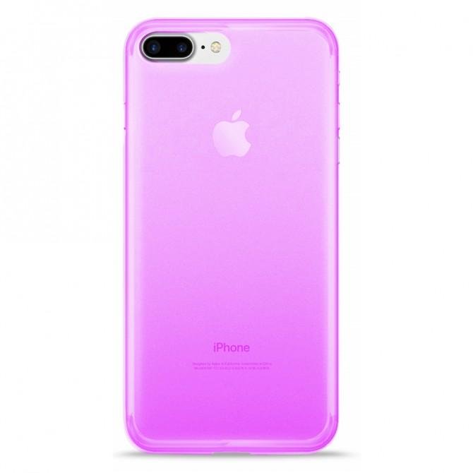 Чехол Ultra Thin Silicone Remax 0.2 mm для iPhone 7 Plus Pink-1
