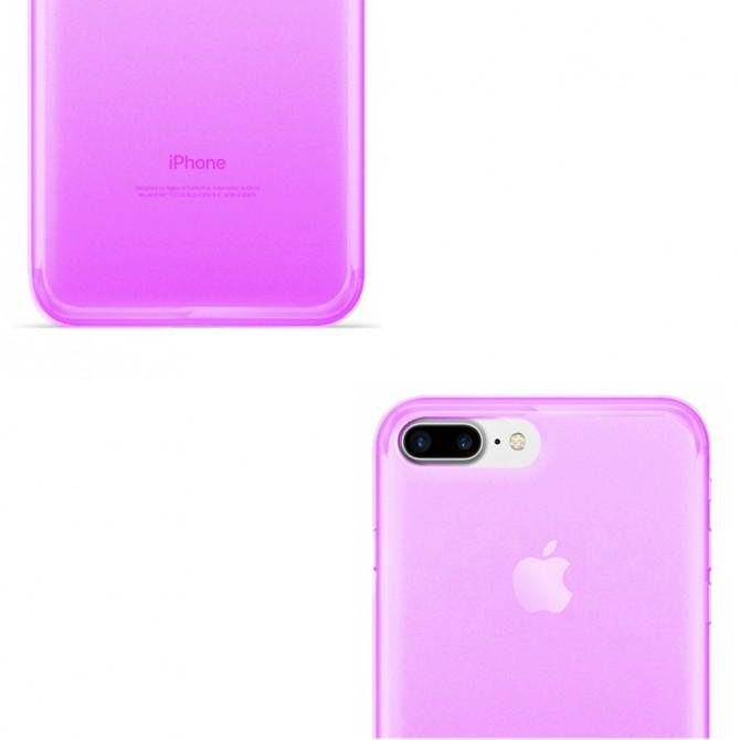 Чехол Ultra Thin Silicone Remax 0.2 mm для iPhone 7 Plus Pink-3
