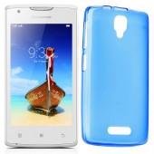 Чехол Ultra Thin Silicone Remax 0.2 mm для Lenovo A1000 Blue