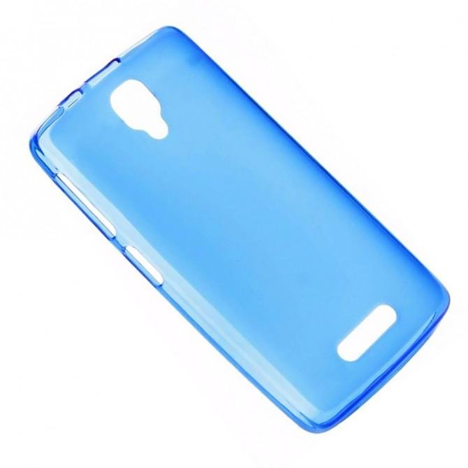 Чехол Ultra Thin Silicone Remax 0.2 mm для Lenovo A1000 Blue-2