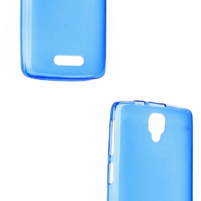 Чехол Ultra Thin Silicone Remax 0.2 mm для Lenovo A1000 Blue-3