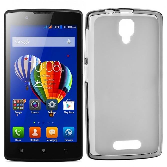 Чехол Ultra Thin Silicone Remax 0.2 mm для Lenovo A2010 Чёрный