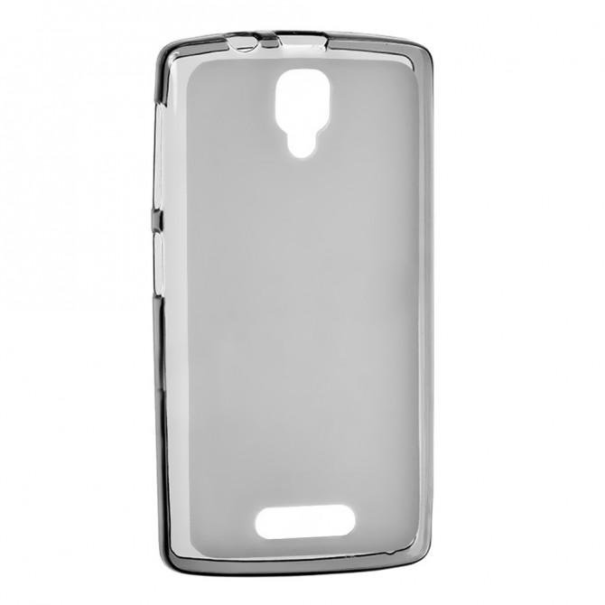 Чехол Ultra Thin Silicone Remax 0.2 mm для Lenovo A2010 Чёрный-1