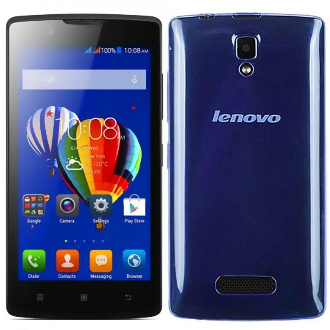 Чехол Ultra Thin Silicone Remax 0.2 mm для Lenovo A2010 Blue