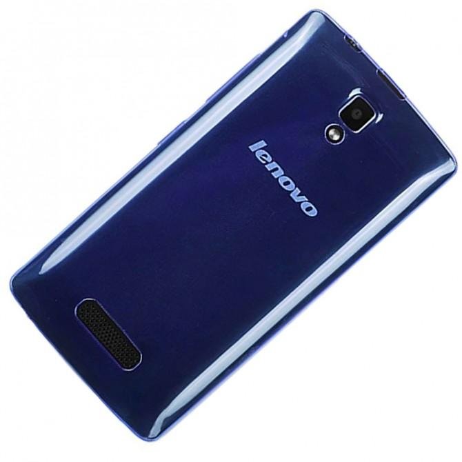 Чехол Ultra Thin Silicone Remax 0.2 mm для Lenovo A2010 Blue-2
