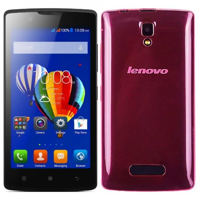 Чехол Ultra Thin Silicone Remax 0.2 mm для Lenovo A2010 Pink