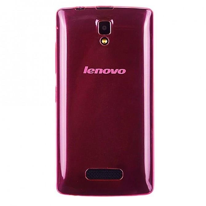 Чехол Ultra Thin Silicone Remax 0.2 mm для Lenovo A2010 Pink-1