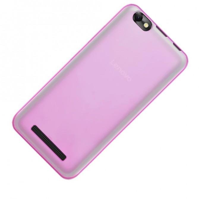 Чехол Ultra Thin Silicone Remax 0.2 mm для Lenovo A2020 (Vibe C) Pink-2