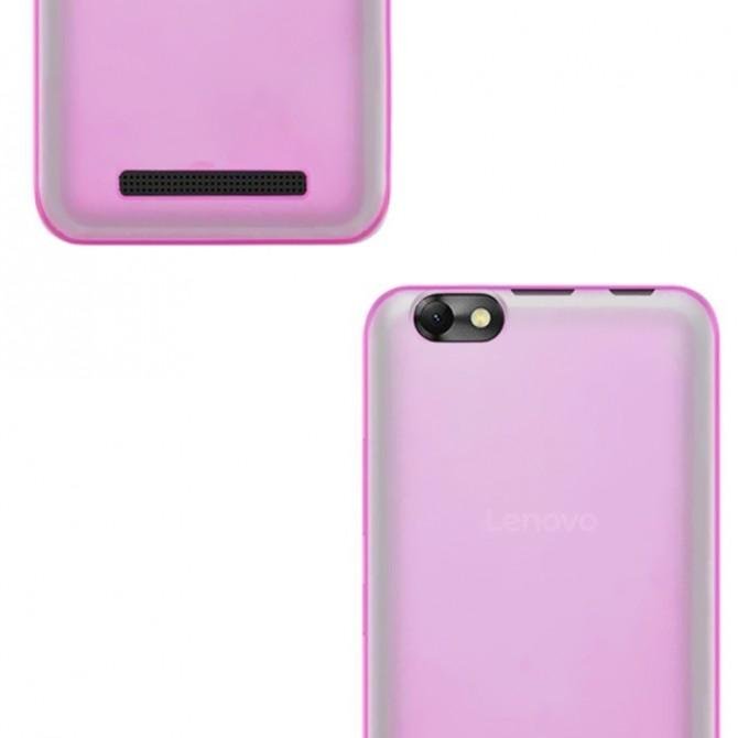 Чехол Ultra Thin Silicone Remax 0.2 mm для Lenovo A2020 (Vibe C) Pink-3