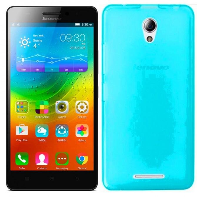 Чохол Ultra Thin Silicone Remax 0.2 mm для Lenovo A5000 Синій