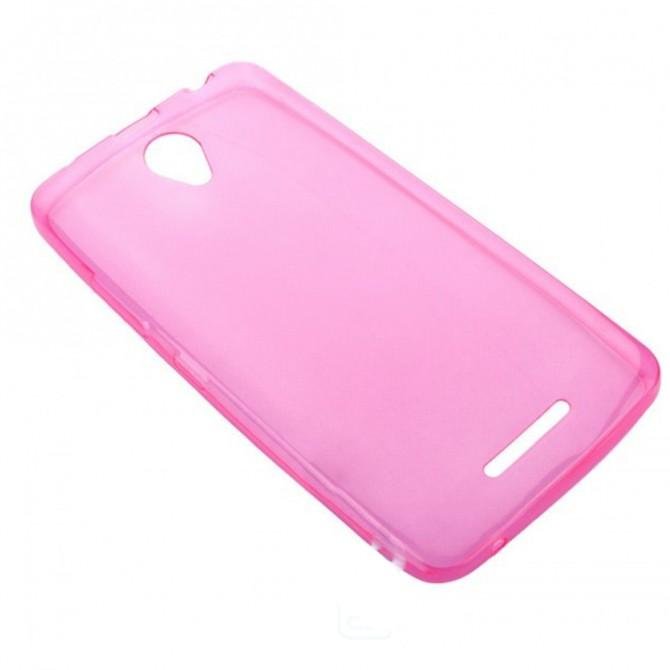Чохол Ultra Thin Silicone Remax 0.2 mm для Lenovo A5000 Рожевий