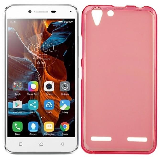 Чохол Ultra Thin Silicone Remax 0.2 mm для Lenovo A6020/K5/K5 Plus Рожевий