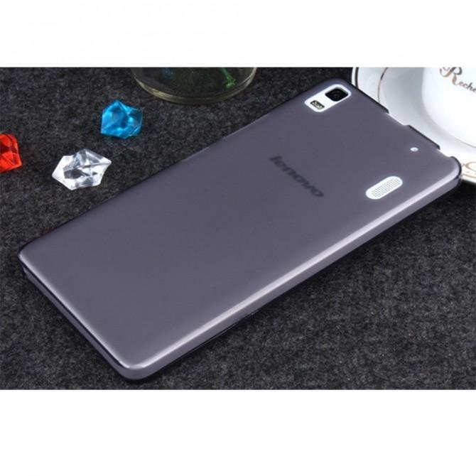 Чохол Ultra Thin Silicone Remax 0.2 mm для Lenovo A7000/K3 Note Чорний-2