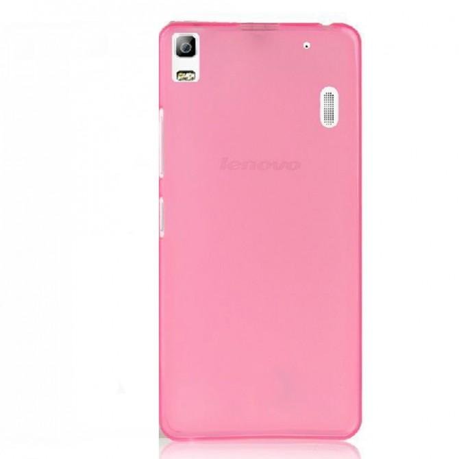 Чохол Ultra Thin Silicone Remax 0.2 mm для Lenovo A7000/K3 Note Рожевий-1