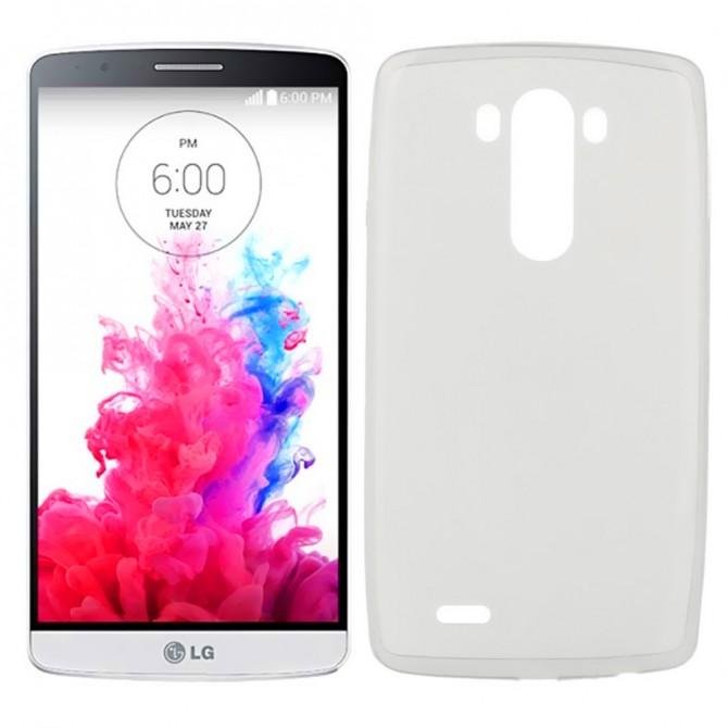 Чохол Ultra Thin Silicone Remax 0.2 mm для LG G3/D855 Білий