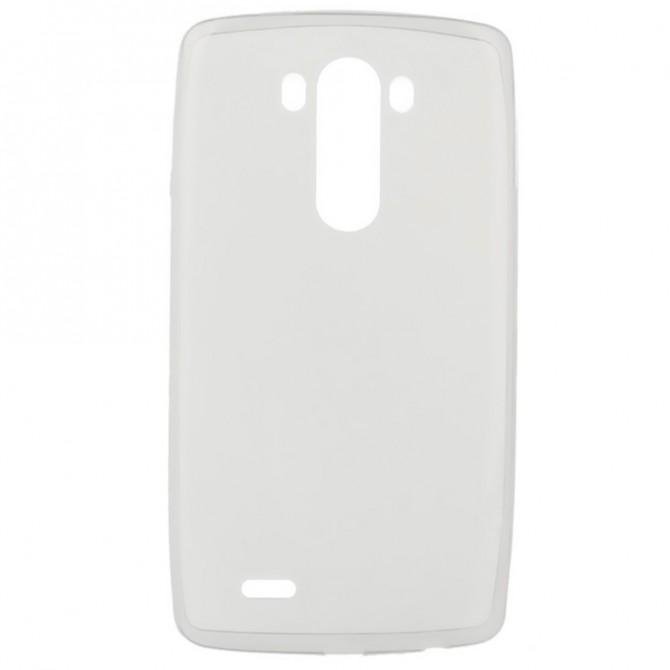 Чохол Ultra Thin Silicone Remax 0.2 mm для LG G3/D855 Білий-1