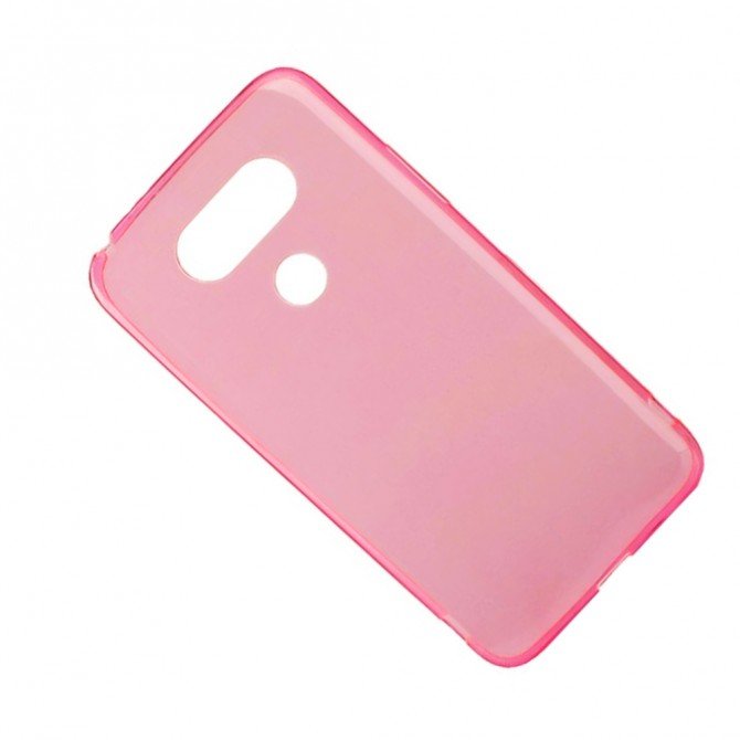 Чехол Ultra Thin Silicone Remax 0.2 mm для LG G5 Pink-2