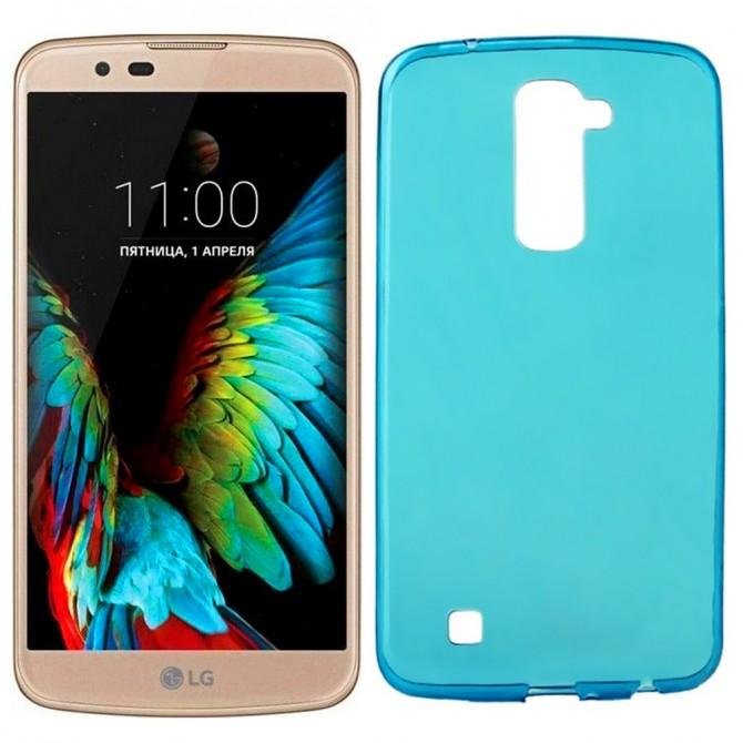 Чохол Ultra Thin Silicone Remax 0.2 mm для LG K10/K430DS Синій