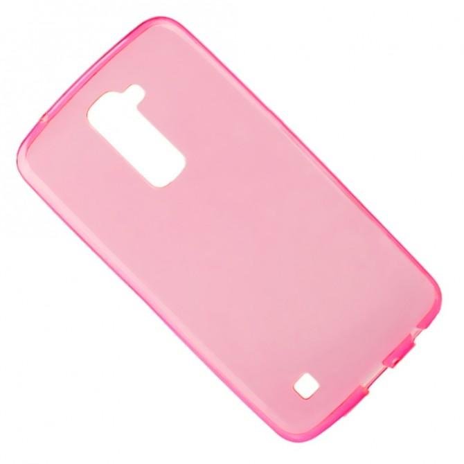 Чохол Ultra Thin Silicone Remax 0.2 mm для LG K10/K430DS Рожевий-2