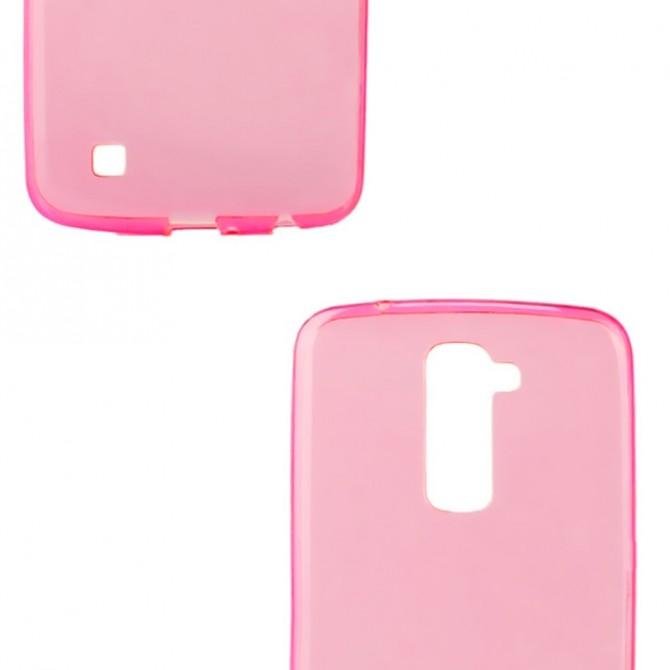 Чохол Ultra Thin Silicone Remax 0.2 mm для LG K10/K430DS Рожевий-3