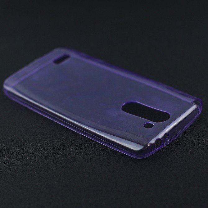Чохол Ultra Thin Silicone Remax 0.2 mm для LG L BELLO/D331/D335 Фіолетовий-2