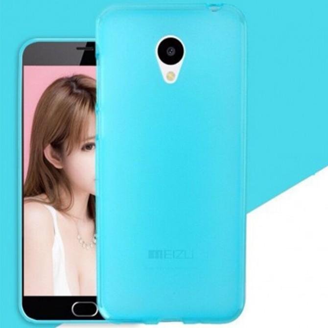 Чохол Ultra Thin Silicone Remax 0.2 mm для Meizu M2 Синій-2