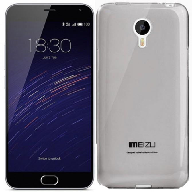 Чохол Ultra Thin Silicone Remax 0.2 mm для Meizu M2 Note Чорний