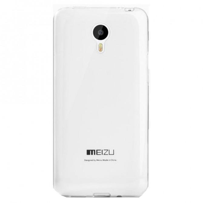 Чохол Ultra Thin Silicone Remax 0.2 mm для Meizu M2 Note Білий-1
