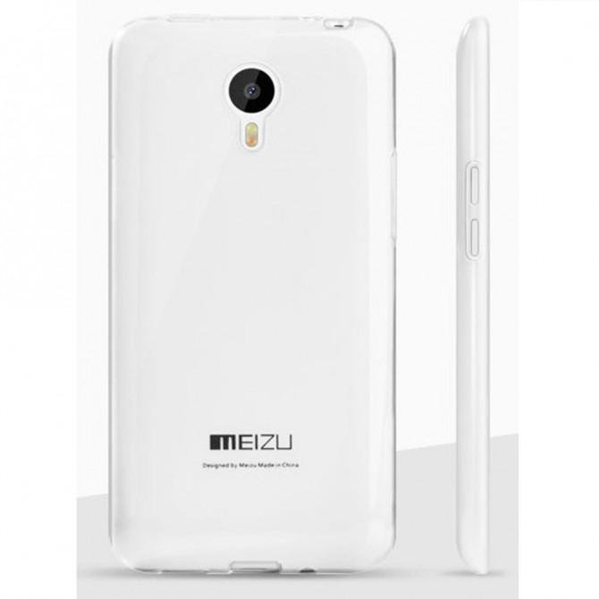 Чохол Ultra Thin Silicone Remax 0.2 mm для Meizu M2 Note Білий-2