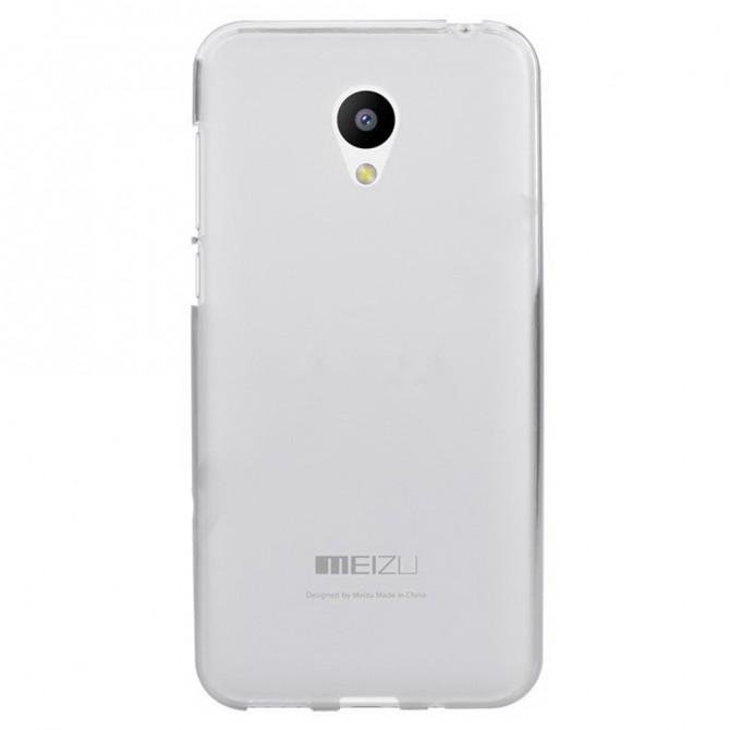 Чохол Ultra Thin Silicone Remax 0.2 mm для Meizu M2 Білий-1