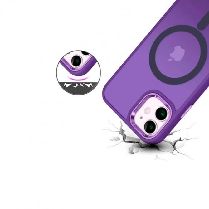 Чехол силиконовый MagSafe для Apple iPhone 11 Pro Violet-1