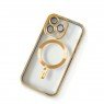 Чохол силіконовий MagSafe для Apple iPhone 11 Pro Gold