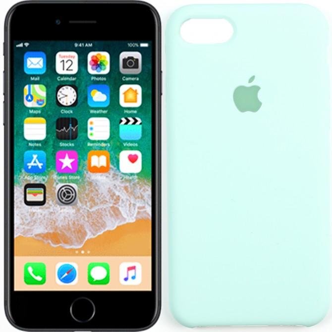 Чехол силиконовый для iPhone 7/8 Мятный
