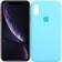 Чехол силиконовый для iPhone X/Xs Светло Синий