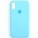 Чехол силиконовый для iPhone X/Xs Светло Синий