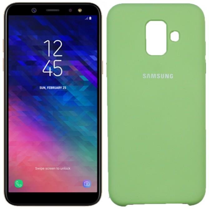 Чохол Soft Case для Samsung A600 Galaxy A6 2018 Свiтло Зелений