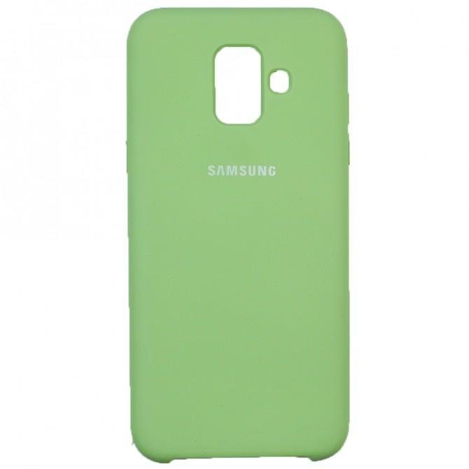 Чохол Soft Case для Samsung A600 Galaxy A6 2018 Свiтло Зелений-1