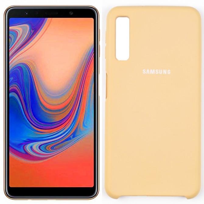 Чехол Soft Case для Samsung A750 Galaxy A7 2018 Золотой